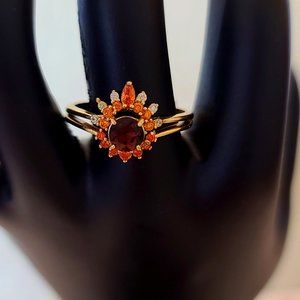 Size 9 gold Fragrant Jewels ring